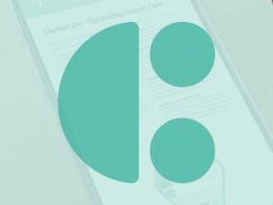 A picture of the ChemoCare Factsheet with the System C logo